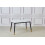 Kleya White Engineered Marble Dining Table with Black Legs 5
