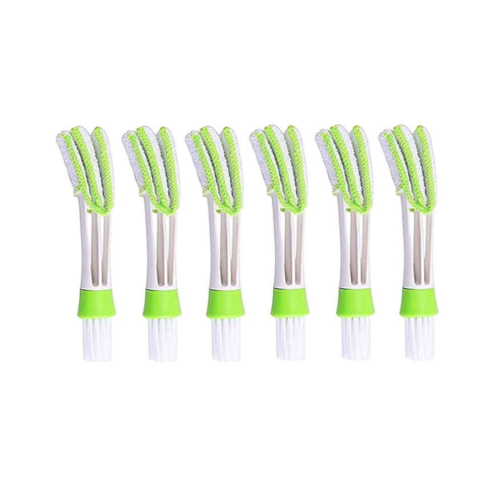 6Pcs Duster For Car Air Vent Automotive Conditioner Cleaner Brush Dust Tool Keyboard/Window/Leaves Blinds/Fan 4853572030694