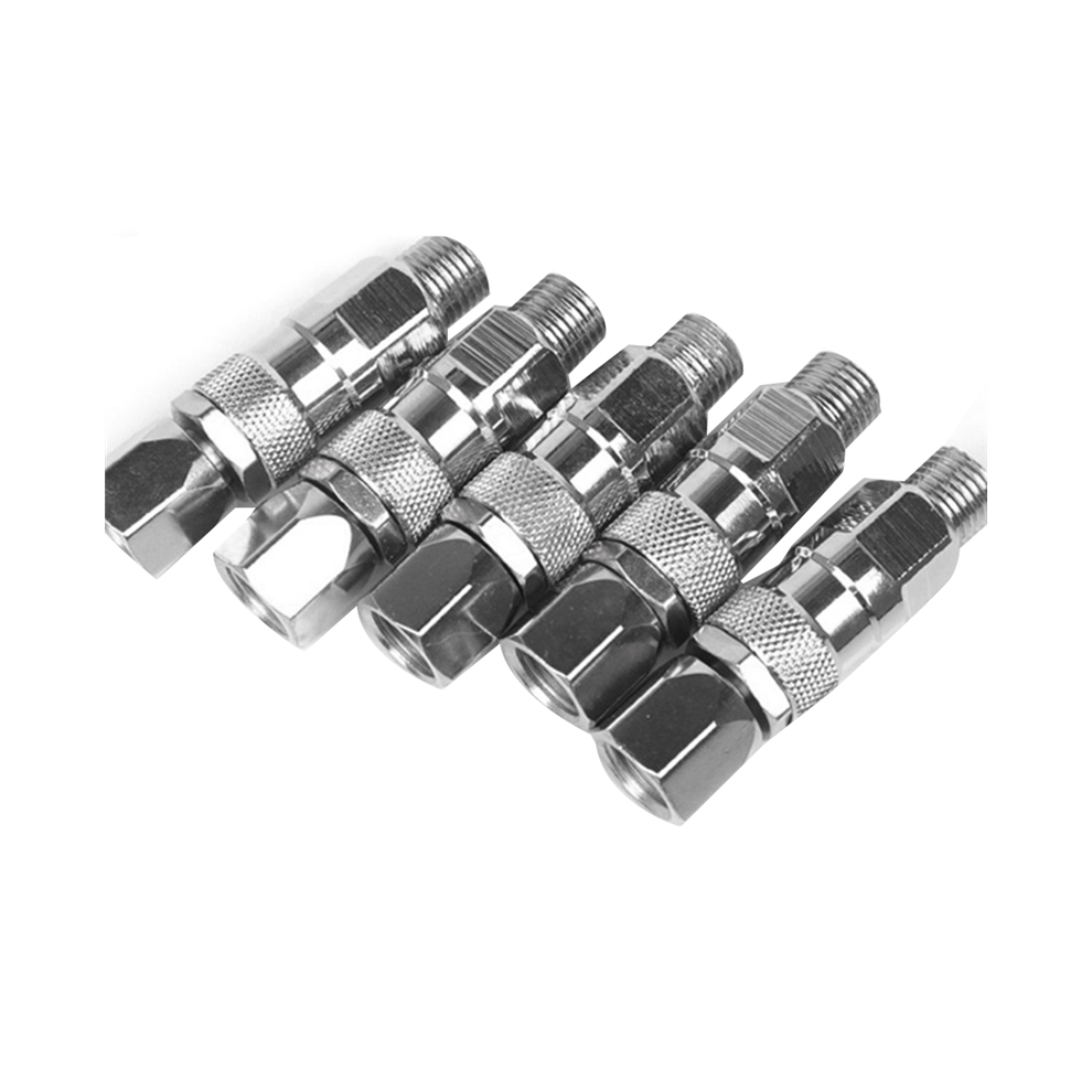 Airless Hose Swivel Adapter Stainless Steel Sprayer Connector Suitable For High-Pressure Paint 5Pc 4853572031172