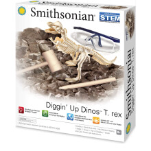 Set di scheletri in plastica TRex per dinosauri Diggin' Up dello Smithsonian, gioco educativo e scientifico
