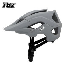 (M-54-58CM-grau))FOX Fahrradhelm Rennradhelm EPS + PC Outdoor-Sport für Männer Frauen MTB