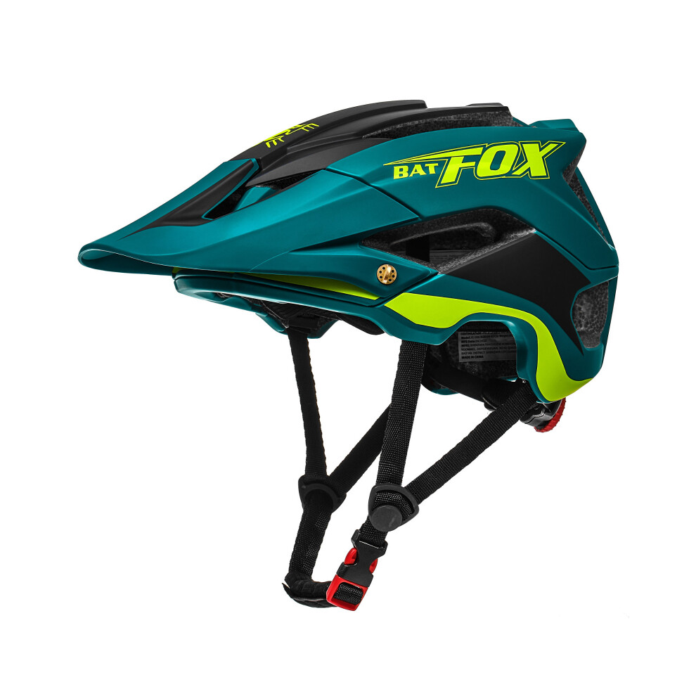 (L56-62CM-659-vert foncé)Casque vélo VTT casques de vélo Adultes Hommes Ultralight casco fox racing