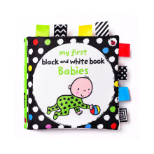 (Baby) Baby zwart-wit stoffen boek voor cognitieve herkenning, interessecultivatie