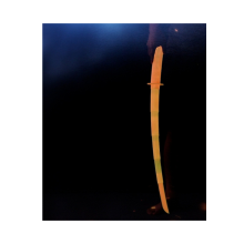 (Geel) Japans zwaard in decoratieve stijl Noctilucent Telescopisch cadeau-zwaardspeelgoed Katana