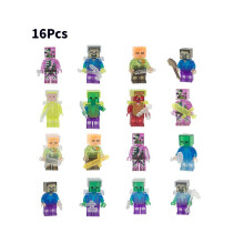 (Stijl B) 8 stuks Minecraft My World Minifiguur Fit Bouwsteen Constructie Kinderen Speelgoed