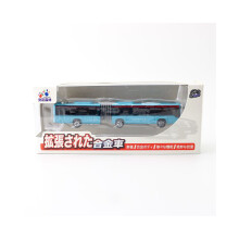 (Decker Blue) Model Kinderlegering Speelgoed Uitgebreide autoserie Platte aanhanger Containerwagen