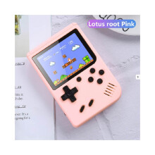 (Roze) Handheld Game Machine Speelgoed Interessante draagbare Retro Video Console Kleur Macaron