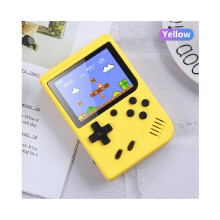(Geel) Handheld Game Machine Toy Interessante draagbare retro videoconsole Kleur Macaron