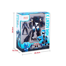 (Blauw) Force Mini Action Figure Pop Kinderen Speelgoed Stripfiguren Model Geschenkdoos