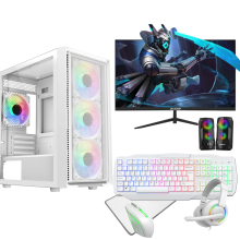 Fast Gaming PC Bundle Core i5 16GB RAM 1TB & 128GB SSD 4GB GT730 22''
