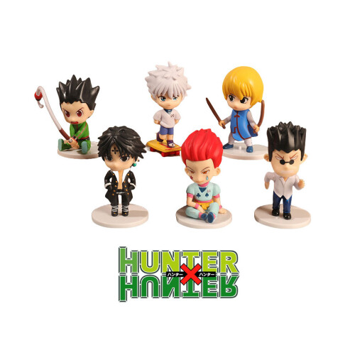Gon Freecss Hunter Killua Zoldyck Action Figure Plastic Model Speelgoed Decor Auto