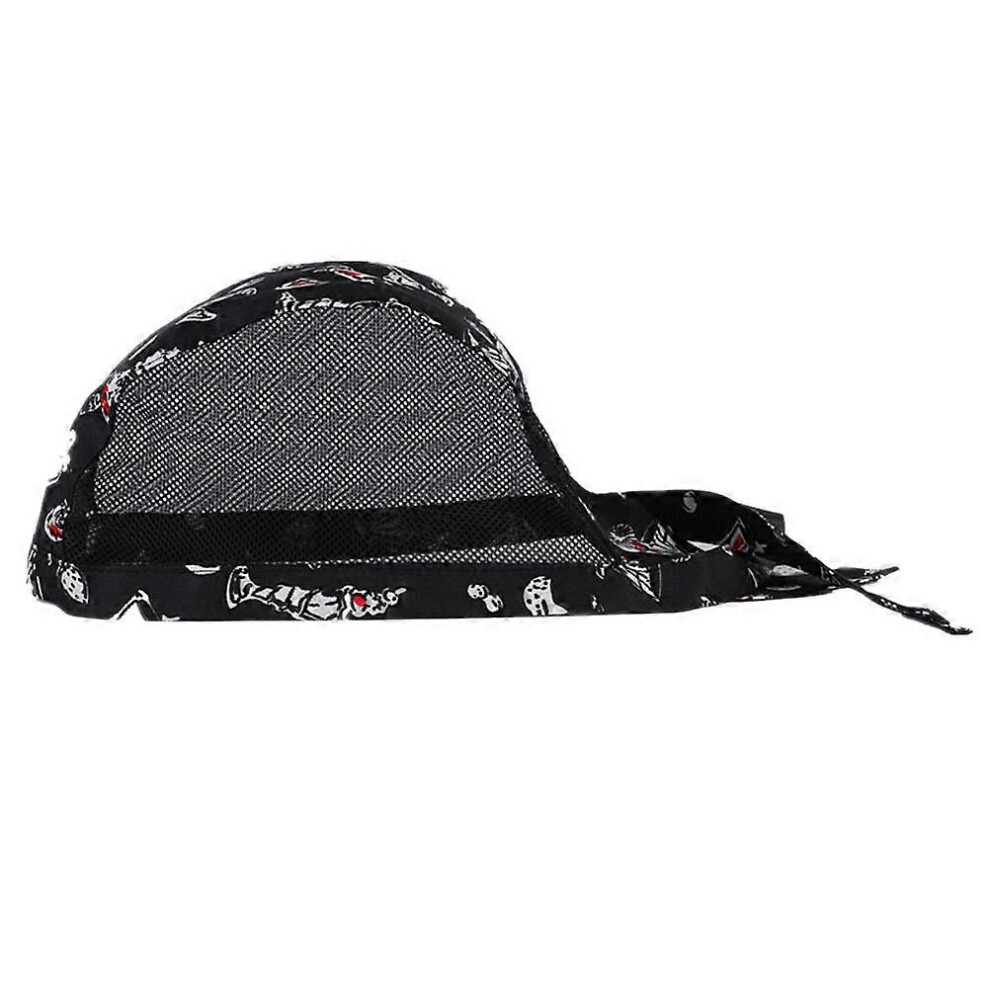 (As Show, One Size) 1Pc Adjustable Breathable Restaurant Waiter Kitchen Chef Hat Creative Pirate Hat Working Comfortable Cooking (Tableware Pattern) 6974185860381