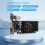 Κάρτα γραφικών GT210 1GB DDR2 64Bit, GPU PCIE 2.0, συμβατή με DVI, VGA, επιτραπέζιο βίντεο 8