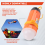 2Pcs LED Life Jacket Emergency Light Surf Energy Saving Flashlight Sea Water 6