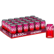 Coca Cola Can Cherry 330ml (Pack of 24) DeliciousTasty
