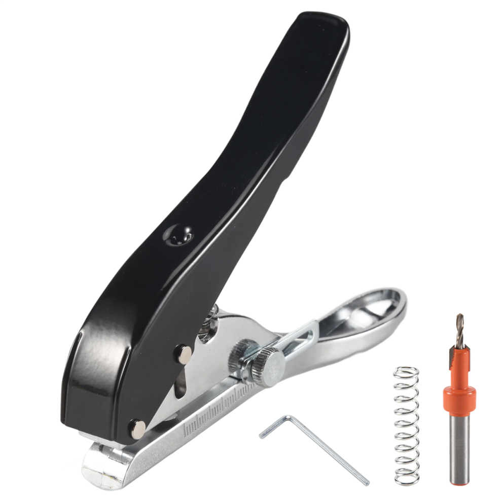 Screw Covers Hole Punch 8Mm Aperture Round Pliers Credit Photo Paper Card Corner Puncher Plier Cutter 4853572039161