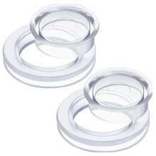 2Set Umbrella Hole Rings Ring with Cap Sleeve Plug Outdoor Table Cover Dust