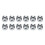 Airless Tip Seals for Machine Tips Reversible Paint Nozzle Gasket (12 Pcs) 2