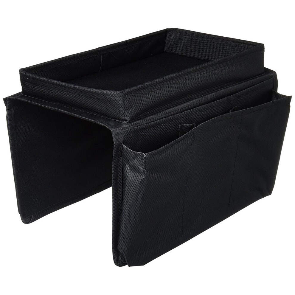 Non-Slip Sofa Armrest Organizer With Cup Holder Tray Chair Arm Tv Remote Holder For Recliner Couch Armchair Bedside Storage