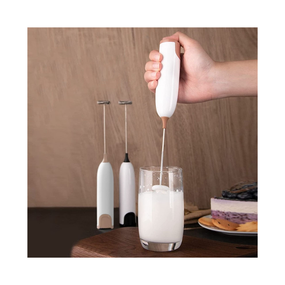 Typecat Electric Milk Frother Kitchen Foamer Whisk Mixer Stirrer Coffee Cappuccino Frothy Blend Egg Beater Color