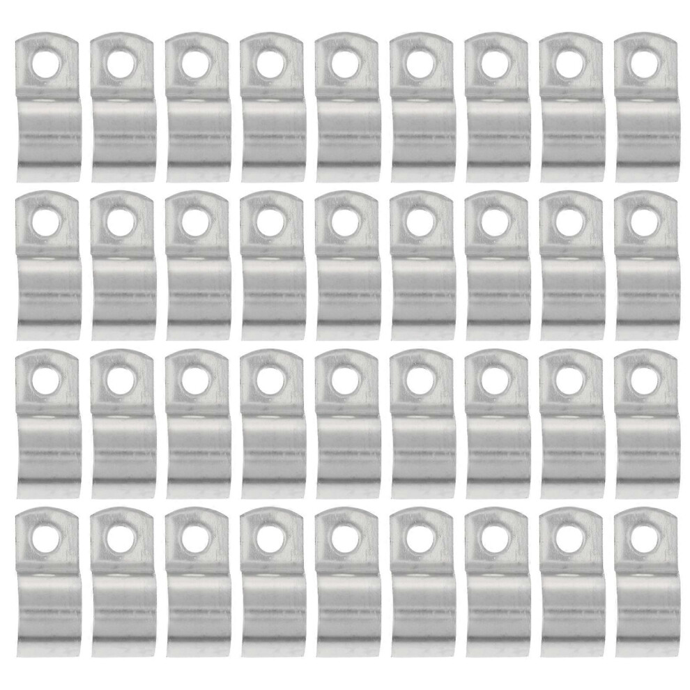 (As Show, One Size) 100Pcs Sturdy Wall Cable Organizers Reliable Cable Fixator Buckles Cable Clips 4069016315146