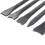5Pcs/Lot Accessories Hard Steel Solid Long Air Chisel Impact Support Pneumatic Tool for Cutting / Rusting Removal 10