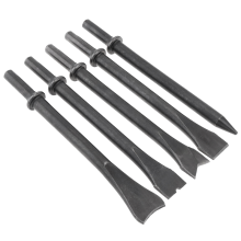 peças/lote acessórios aço duro sólido longo cinzel de ar impacto suporte ferramenta pneumática para corte/remoção de ferrugem