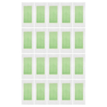 (As show, One size) 20pcs Wax Strips Hair Removal Waxing Strips Non-Woven Wax Strip for Body Face
