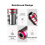 Bit Holder Keychain, 5Pcs 1/4 Hex Shank Impact Drill Keychain Quick Change Connect Screw Adapter 4