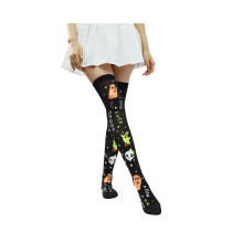 (7) Halloween Over Cosplay Knie Dij Sokken Kostuum Feestelijke Partijen Cartoon