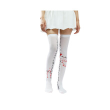(14) Halloween Over Cosplay Knie Dij Sokken Kostuum Feestelijke Partijen Cartoon