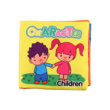 (Karakter) Vroeg onderwijs Baby zacht pluche stoffen boek Handboek met geluid papierontwerp