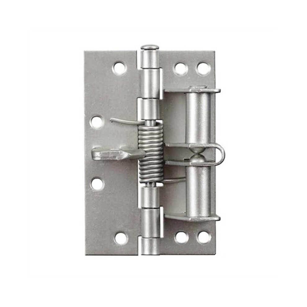 Automatic Door Closer Hinges For Cabinet Wardrobe Multi-Function Detachable Spring Positioning Closer,Silver 4853572045421