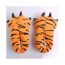 (Tijgerschoenen, S(Kids)) Kinderen Volwassenen Cosplaykostuum Slippers Klauwpootschoenen Cartoon Dierenhuis