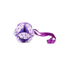 (Paars) Baby Doek Nieuwigheid Handgreep Bal Baby Peuter Kinderen Rammelaar Lint Speelgoed