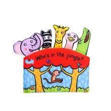 (Jungly) Baby Interactief staartontwerp Zachte stoffen boeken Vroege educatieve benodigdheden