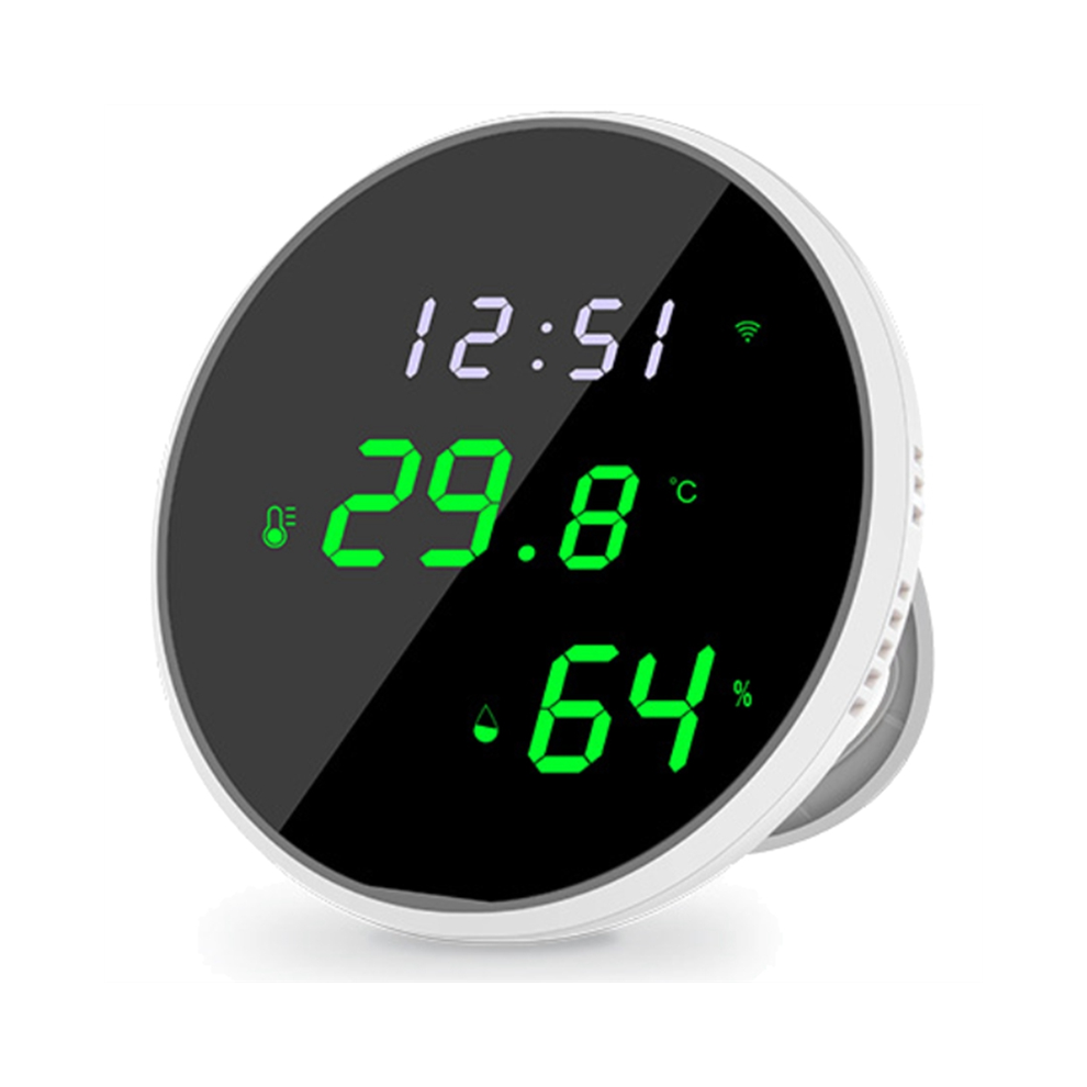 Wifi Room Thermometer Indoor Hygrometer: Smart Temperature Humidity Monitor With Led Backlit Display 4853572048002