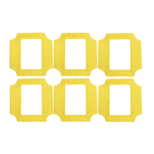 Lot de 6 lingettes nettoyantes carrées universelles pour robot nettoyeur de vitres Purerobo W-S3 S4/3S/5