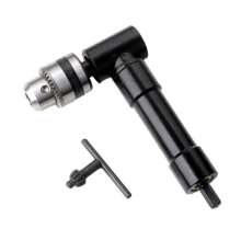Right-Angle Electric Drill Three-Claw Chuck Corner Device with Key