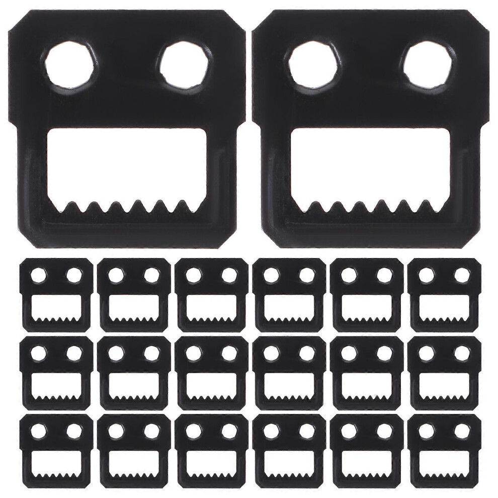 (As Show, One Size) 100Pcs Sawtooth Hanger Picture Hanging Tool Picture Frame Hook Wall Decor 4069016303266