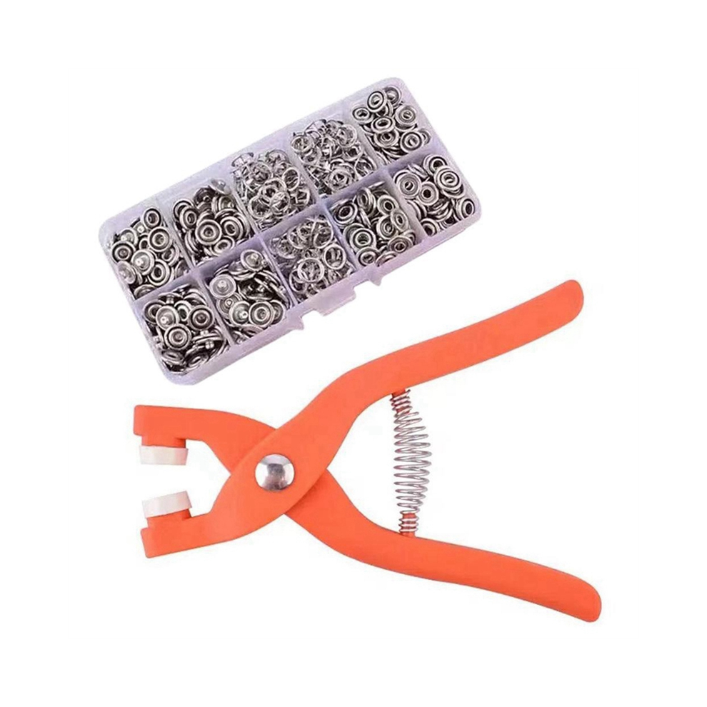 Five-Claw Buckle Installation Tool Pliers Set Sewing-Free Snap Buttons are Suitable for DIY Crafts
