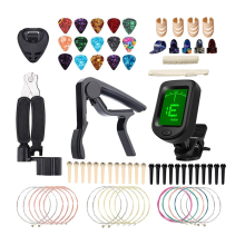 Guitar Repair and Care Tool Set String Changing Tuner Capo Three-In-One Winding