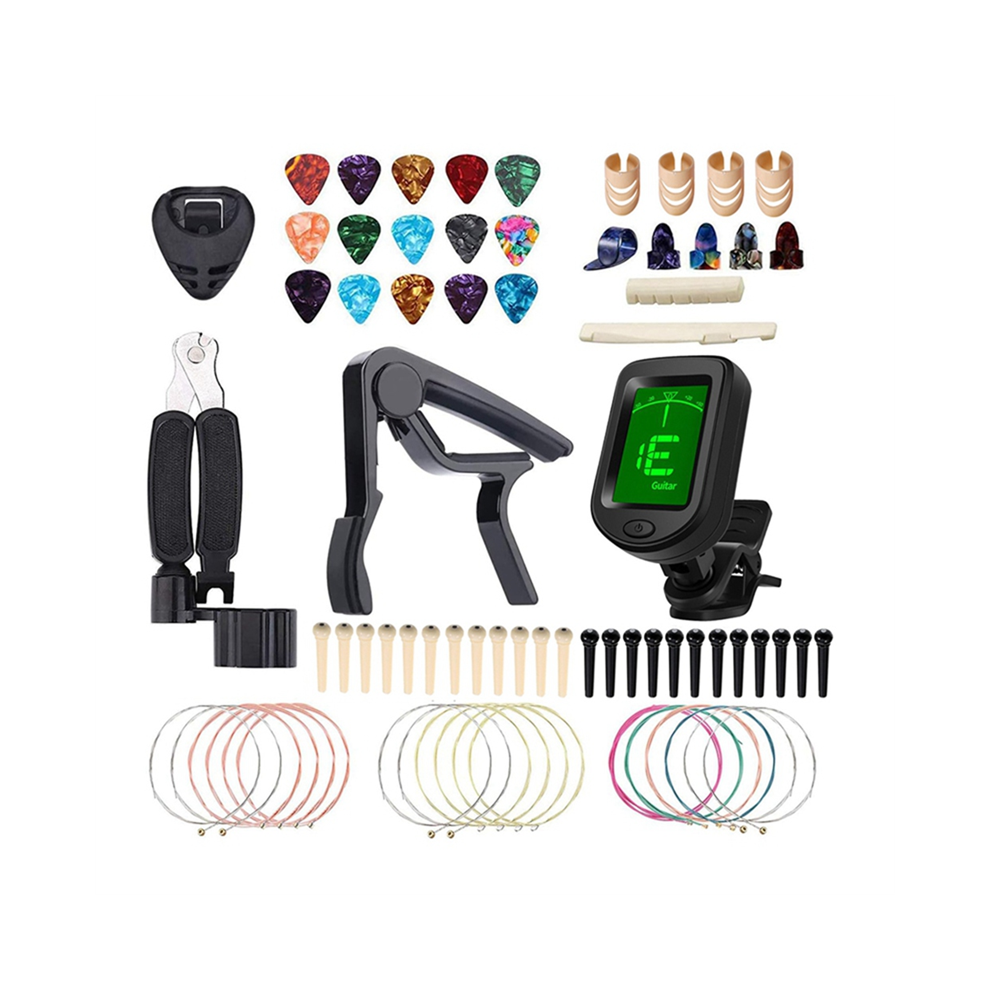Typecat Guitar Repair And Care Tool Set String Changing Tuner Capo Three-In-One Winding