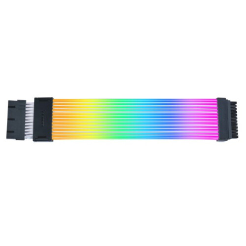 Câble alimentation - Lian-Li Strimer Wireless - 20/24 broches - 0.2m - Noir/Blanc