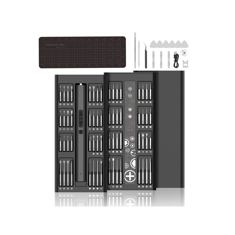 82 in 1 Electric Screwdriver Precision Set Magnetic Mini Drill for Electronics Laptop Glasses Watch Phone-image-OPC-PGWRTRF-NEW