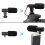 Video Microphone On-Camera Mini Condenser Record Interview Vlog Mic for Phone DSLR Camera 3.5mm 3