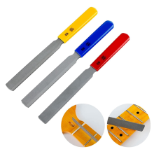Bass Nut File Set, Carbon Steel Guitar Fret File, Repairing and Instrument Modifying Tools for Guitars,Bass