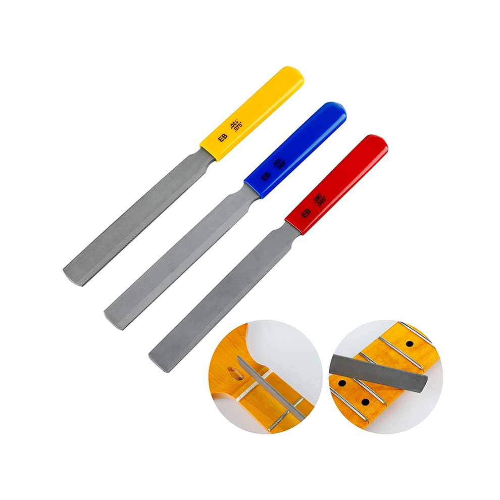 Typecat Bass Nut File Set, Carbon Steel Guitar Fret File, Repairing And Instrument Modifying Tools For Guitars,Bass
