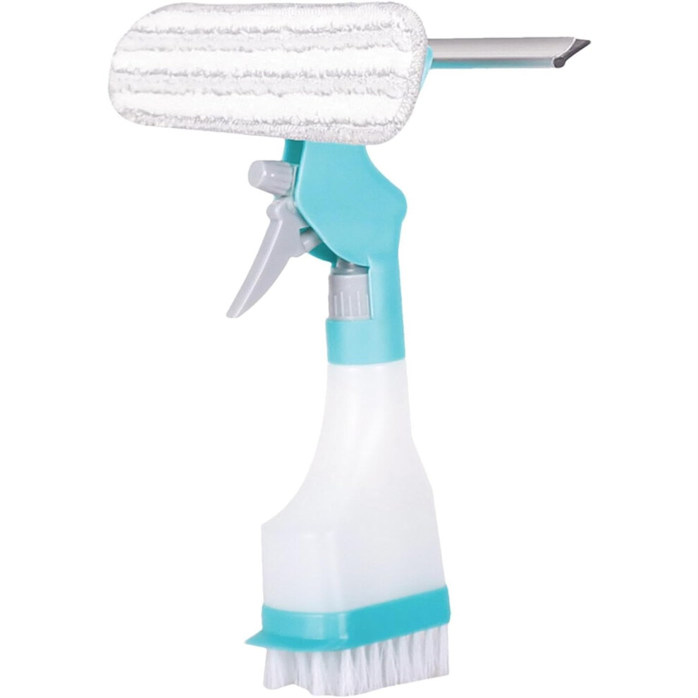 Bathroom Squeegee for Shower | Multifunctional Window Cleaning Tool - Multi-Head Window Cleaning Tool, 4-in-1 Glass Cleaning Scraper for Bathroom