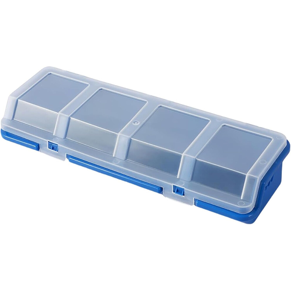 (Blue) Nut And Bolt Organizer,Workbench Drawers Organizer And Storage - Stackable Hardware Organizer With Compartments For Garage, Craft Tool Organizi